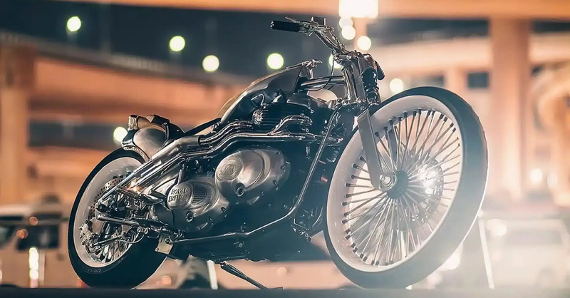 Vita, la special di Custom Works Zon con doppio motore Royal Enfield