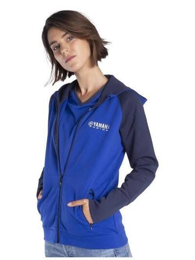 Felpa YAMAHA Donna PADDOCK BLUE 2024 mod. Kasua