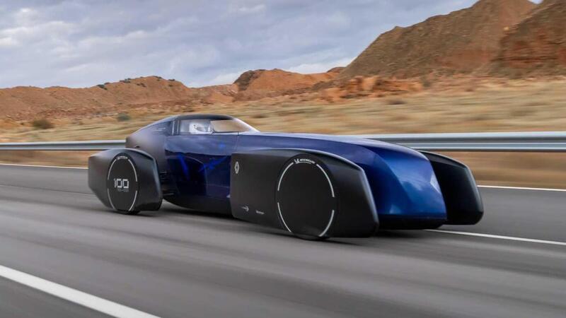 Sembra la Batmobile, ma &egrave; un laboratorio su ruote: la Renault Filante Record fa oltre 1.000 km senza ricaricare