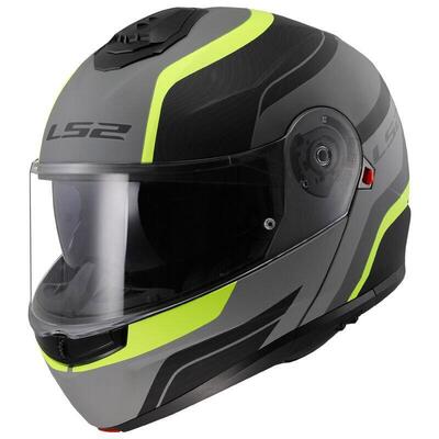 Casco Modulare LS2 Strobe II Monza H-V Nero Opaco