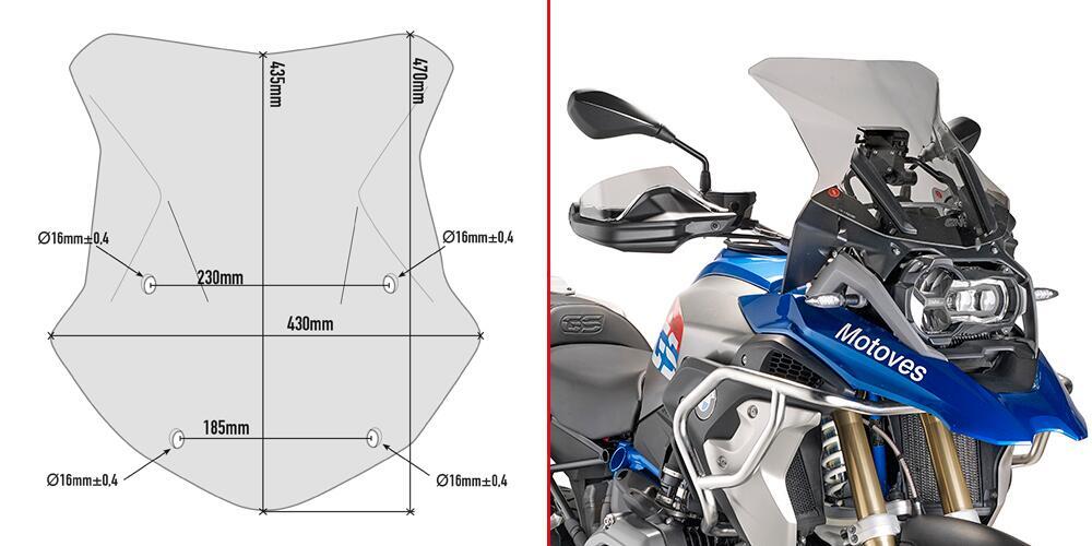 GIVI D5108KIT Kit di irrobustimento per cupolino 5