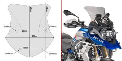 GIVI D5108KIT Kit di irrobustimento per cupolino 5