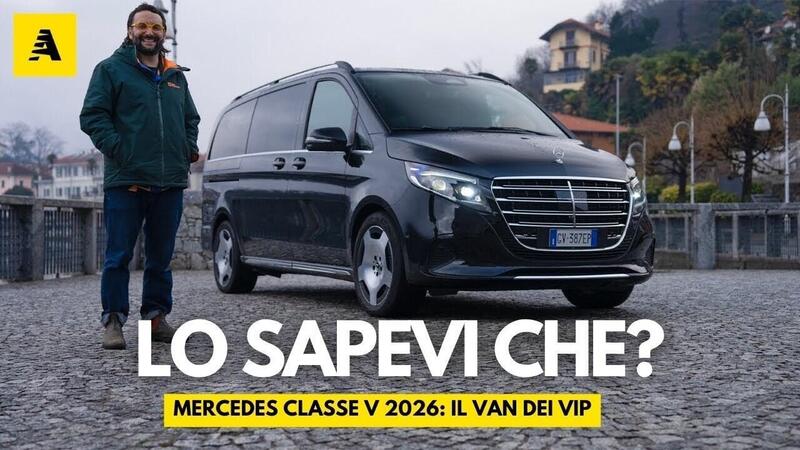 &Egrave; ancora il migliore? 10 cose che (forse) non sapevi del Mercedes Classe V 2026 [VIDEO]