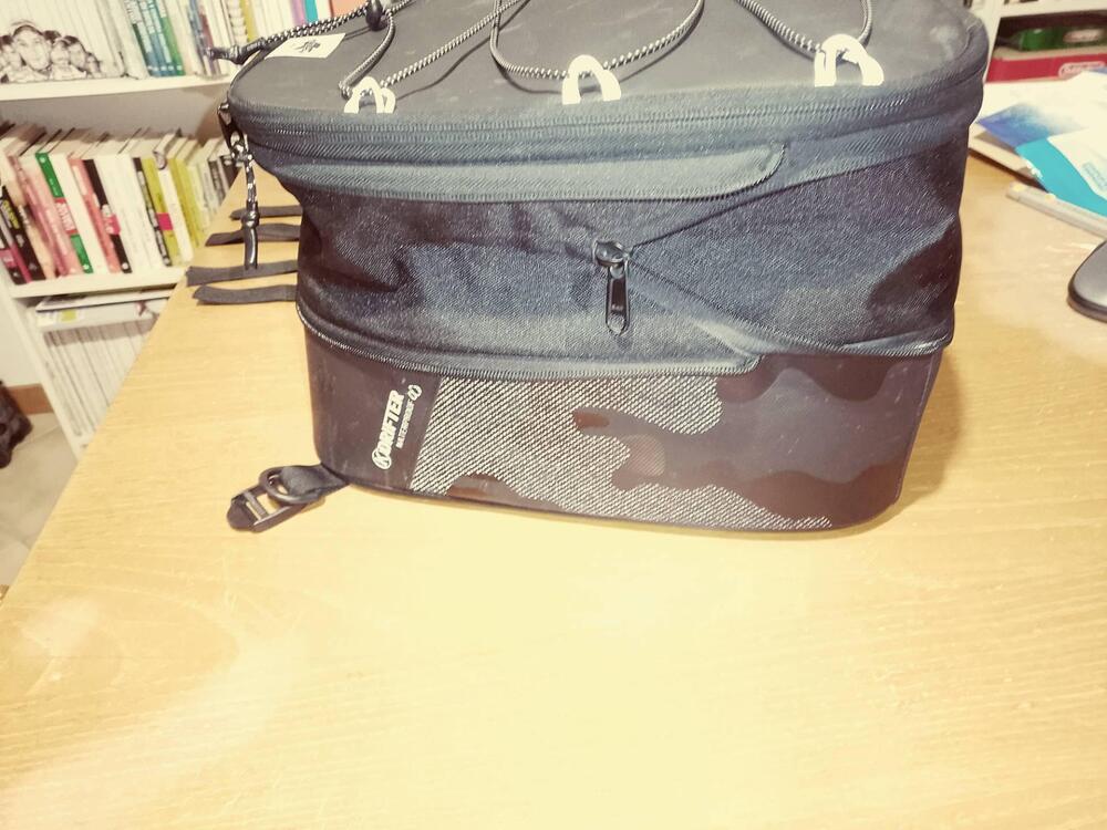 Borsa posteriore impermeabile moto enduro adventur kappa (4)