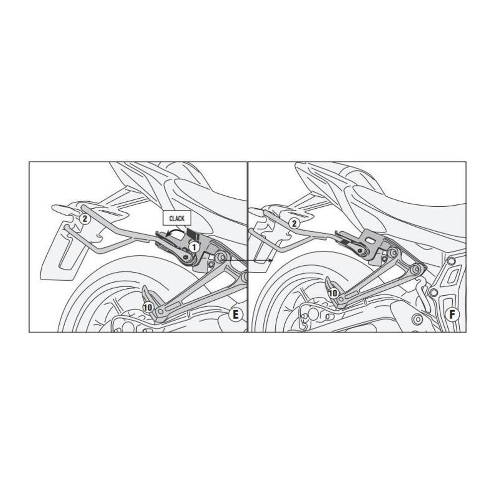 Telai Laterali Givi TR2157 Remove-X Yamaha MT07 Da