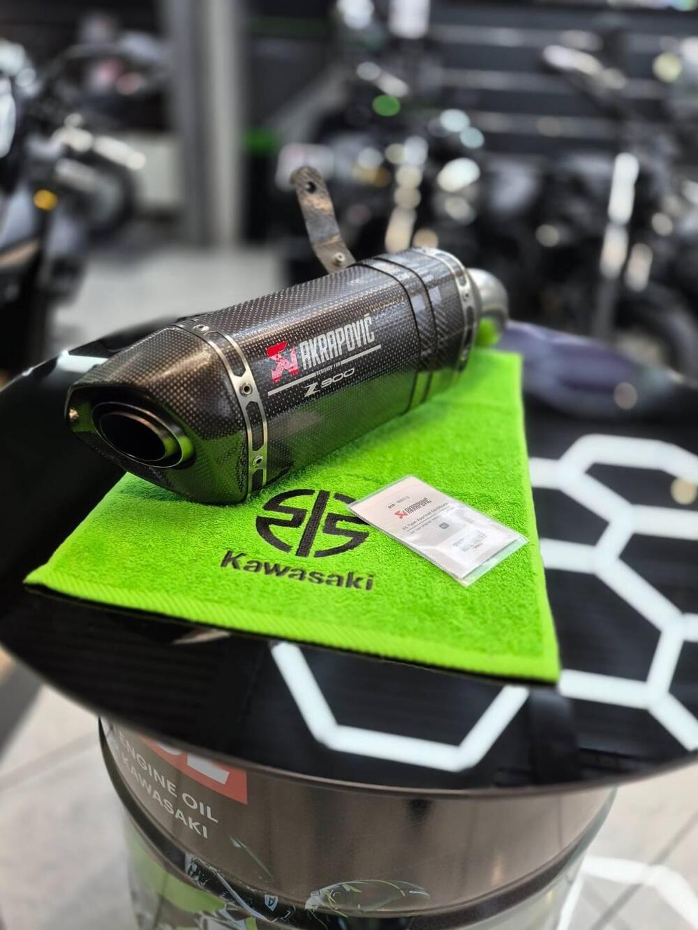 scarico terminale akrapovich kawasaki z900 (2)