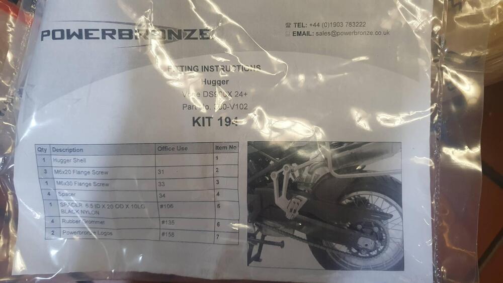 Parafango nero opaco 300-V102 Voge 900 DSX Powerbronze (5)