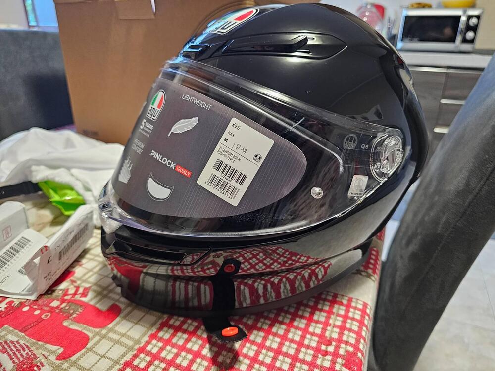 Casco AGV K6 S taglia M 58 NUOVO (2)