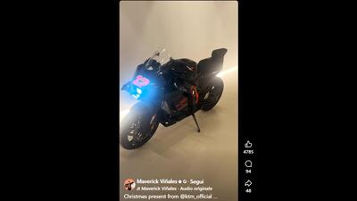 MotoGP 2025. Ecco il regalo di Natale della KTM per Maverick Vi&ntilde;ales 