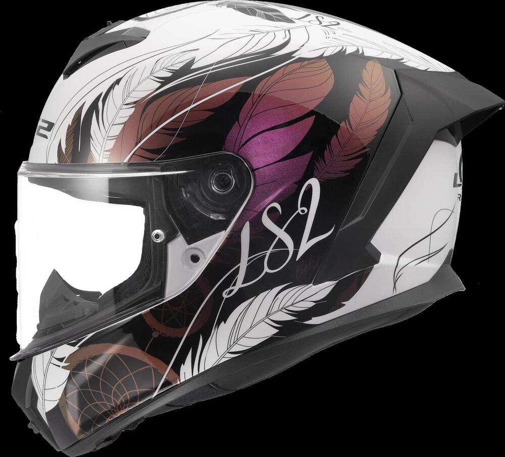 Casco Integrale LS2 FF820 Rapid III Boho Bianco Lu
