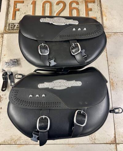 Harley Davidson Borse in Cuoio a sgancio Rapido Harley-Davidson