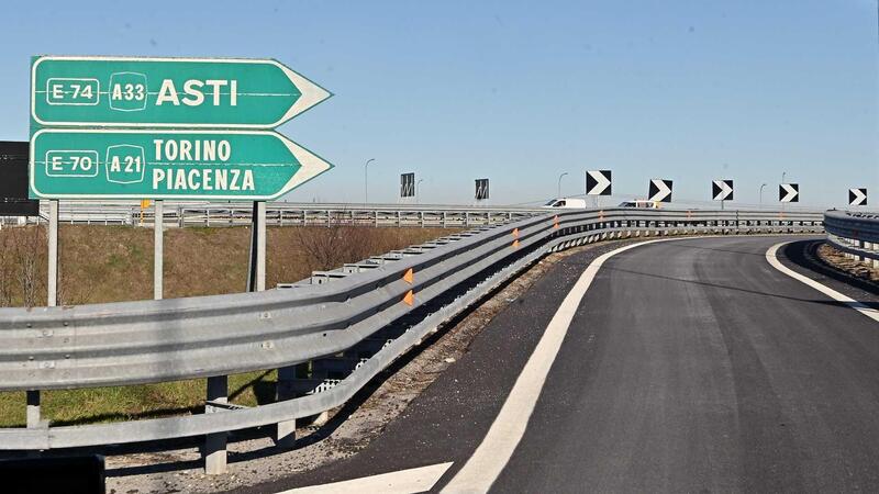 Aperta l'autostrada che collega Asti a Cuneo