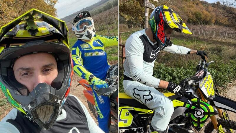 SBK. Andrea Iannone tra Motocross e Superbike: per le vacanze sceglie il tassello!