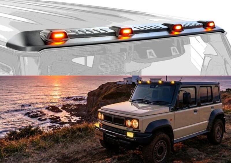 luci supplementari sul tetto