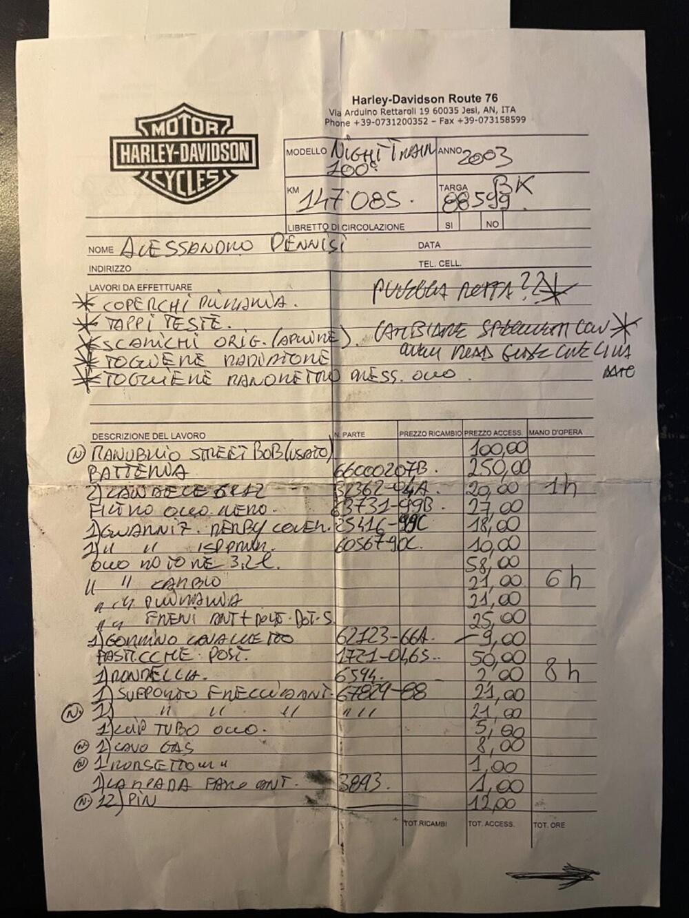 Harley-Davidson 1450 Night Train (1999 - 03) - FXSTB (5)