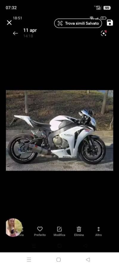 Honda CBR 1000 RR Fireblade (2008 - 11) usata