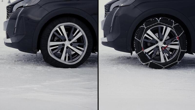 Catene vs calze: chi vince? La prova strumentale su neve e ghiaccio