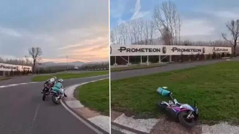 Incidente in allenamento: Toprak Razgatlioglu colpisce involontariamente il piccolo Zayn Sofuoglu [VIDEO]