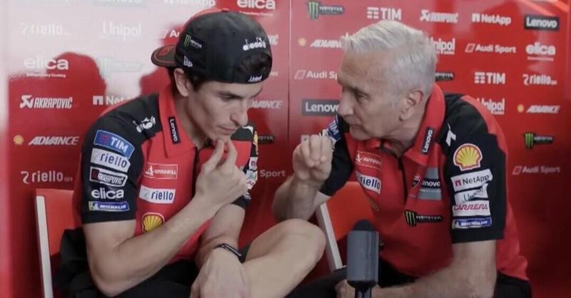 MotoGP 2026. Marc Marquez torna oggi (e domani) in pista sotto l&rsquo;occhio attento di Davide Tardozzi