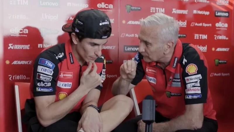 MotoGP 2026. Marc Marquez torna oggi (e domani) in pista sotto l&rsquo;occhio attento di Davide Tardozzi