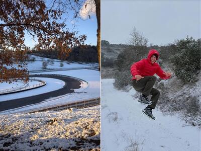 Italia sotto la neve: Imola, Misano e Mugello imbiancati, anche il Ranch di Valentino Rossi &egrave; un presepe [GALLERY]
