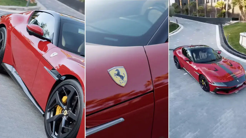 Sergio Ramos si regala una Ferrari: ha un V12, 830 CV e costa parecchio