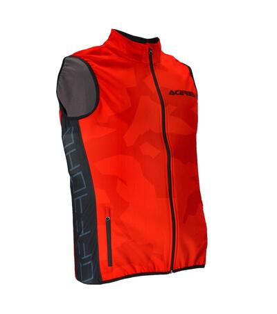 Gilet antivento Acerbis SOFTSHELL X-WIND Rosso