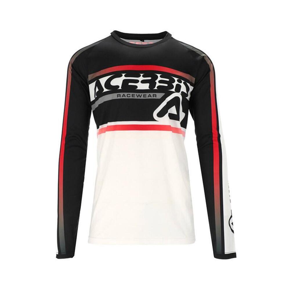 Maglia Cross Acerbis Mx Linear Lugo Bianco Nero