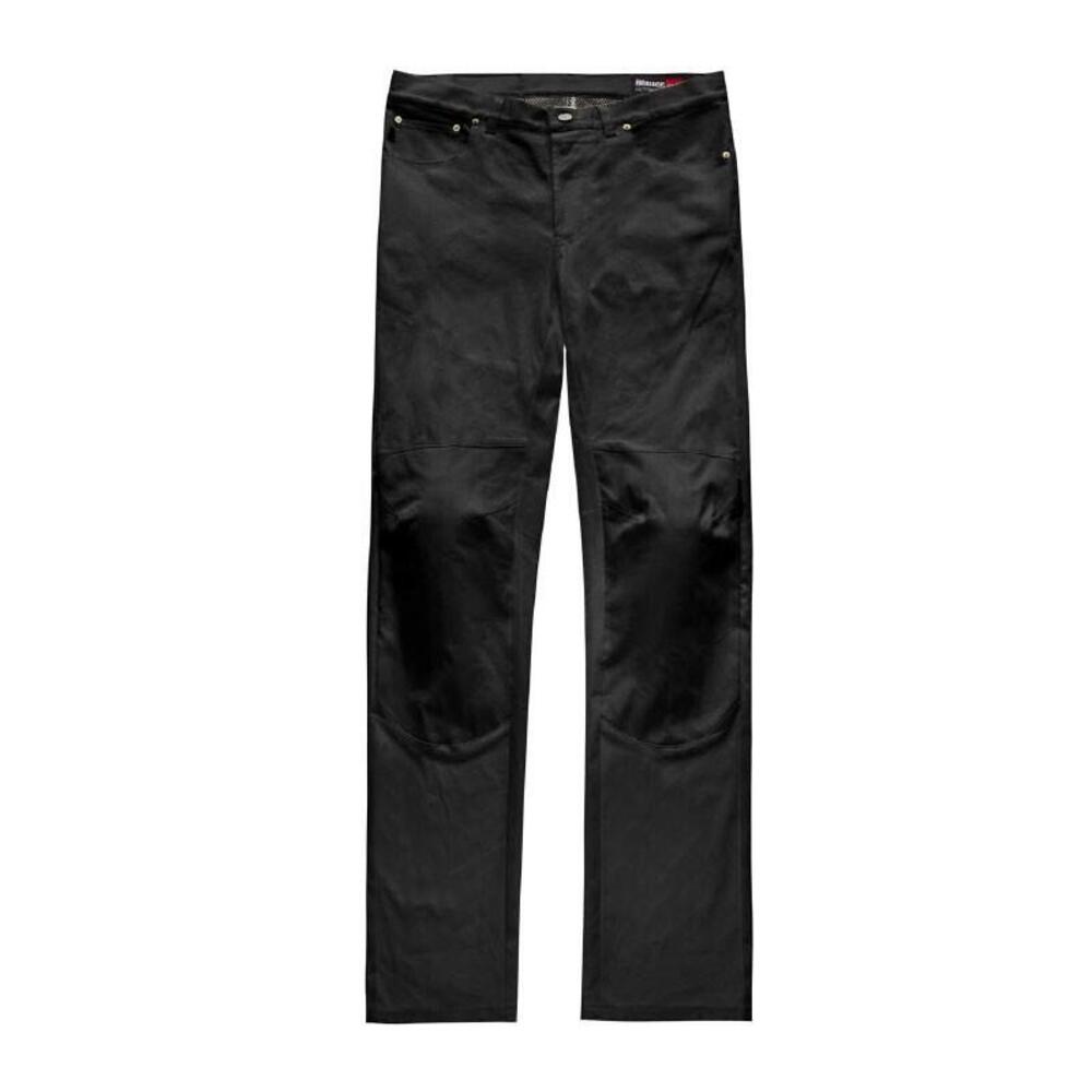 Pantaloni moto Blauer Kevin 5 tasche Canvas nero