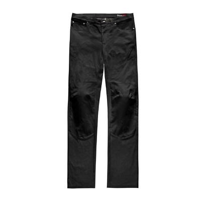 Pantaloni moto Blauer Kevin 5 tasche Canvas nero