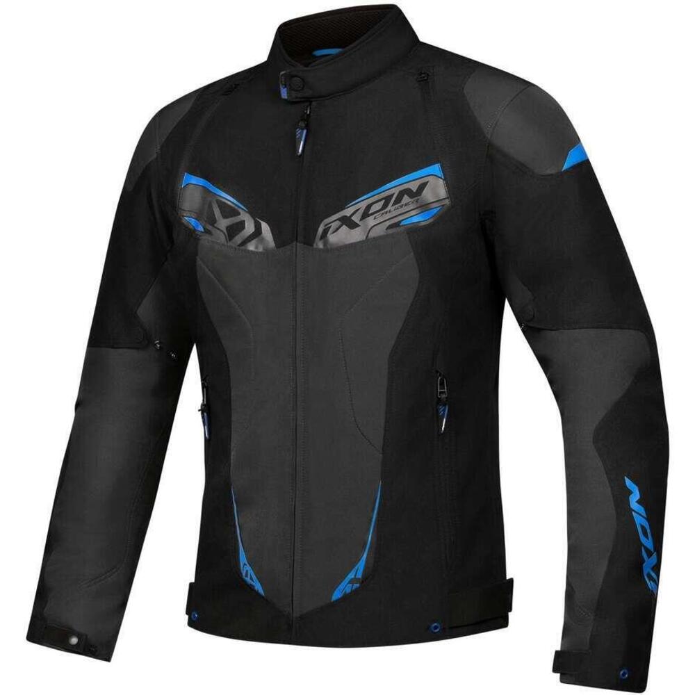 Giacca moto Ixon CALIBER Nero Antracite Blu