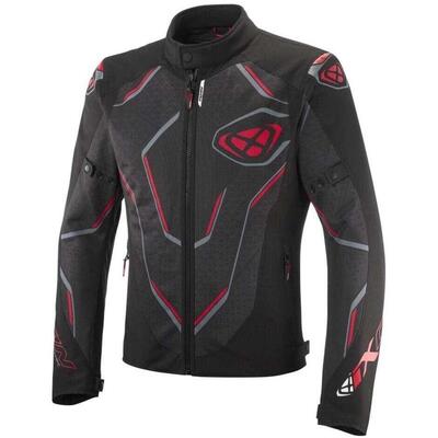 Giacca moto Ixon DEMONIAK 3 strati Nero Rosso