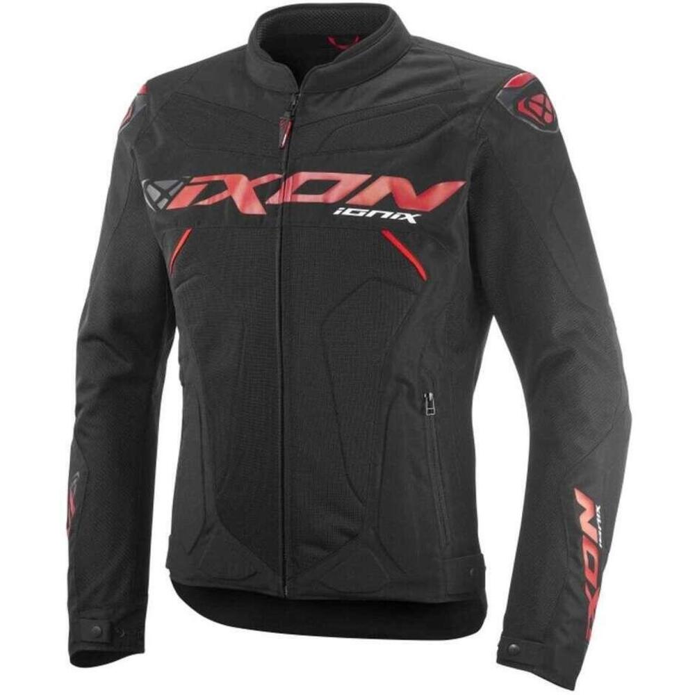 Giacca moto estiva Ixon IONIX Nero rosso