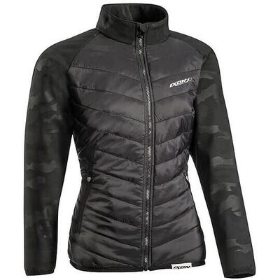 Piumino donna Ixon GOTHAM LADY nero nero camo