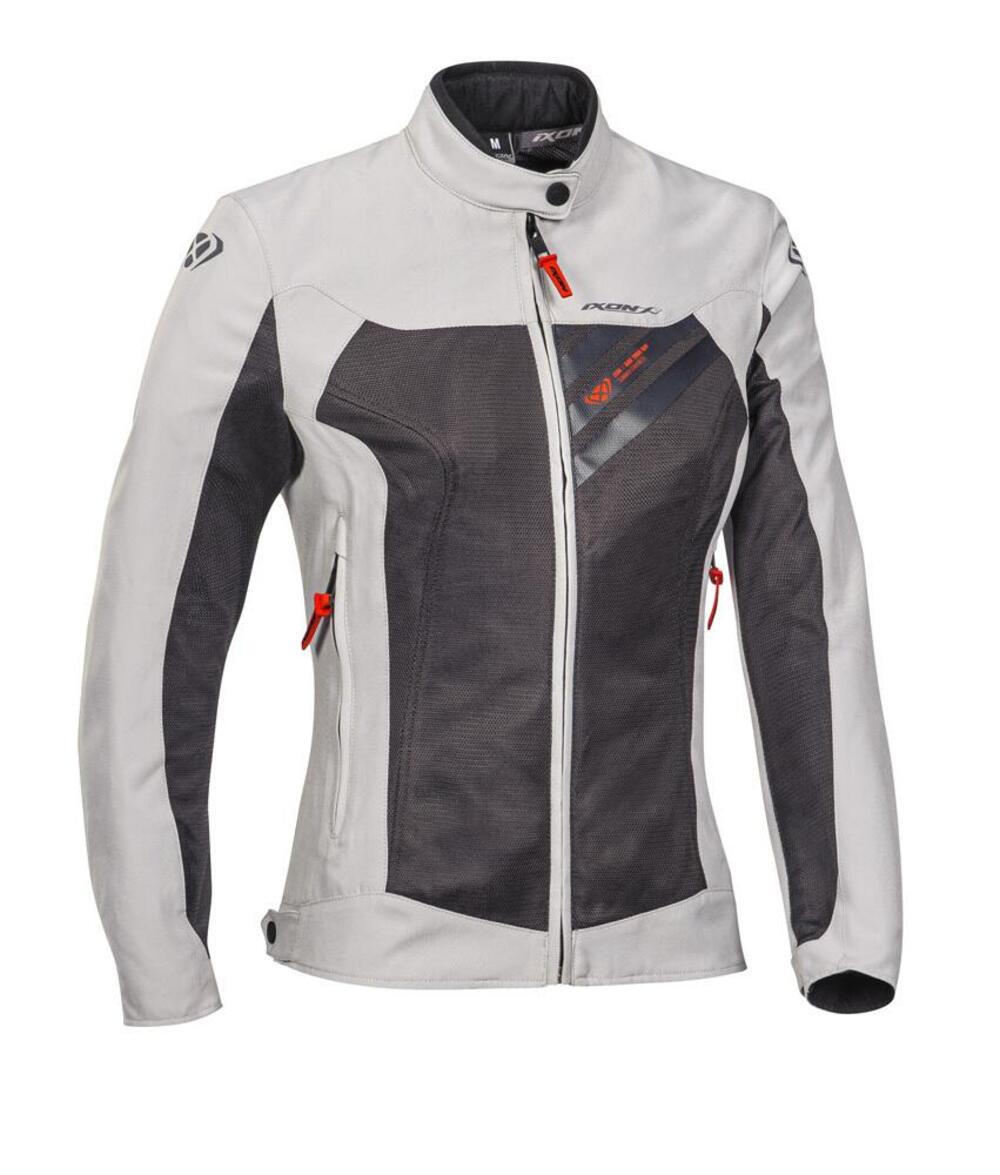 Giacca moto donna estiva Ixon ORION LADY Grigio Ch