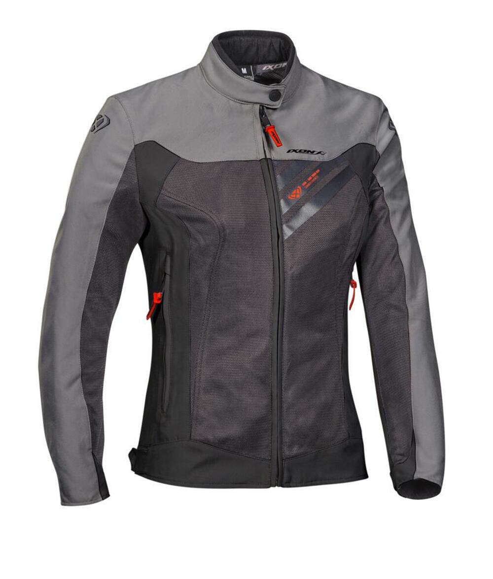 Giacca moto donna estiva Ixon ORION LADY Antracite