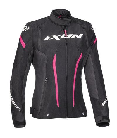 Giacca moto donna Ixon STRIKER LADY Nero Antracite