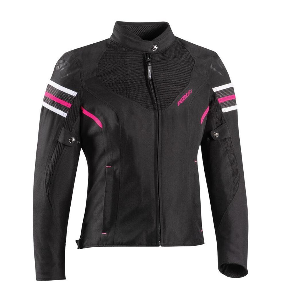 Giacca moto donna Ixon ILANA EVO 3 strati Nero Fuc