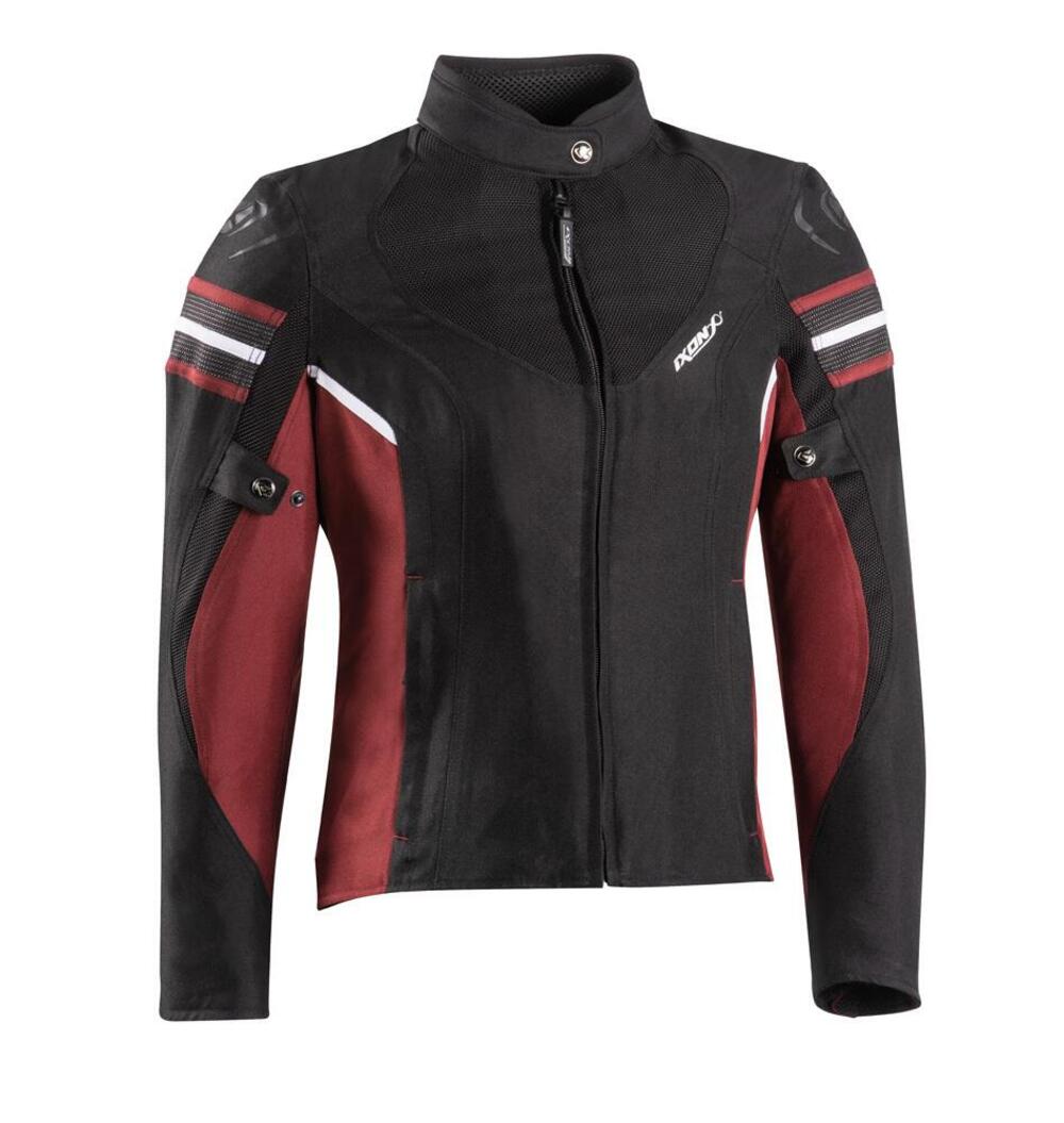 Giacca moto donna Ixon ILANA EVO 3 strati Nero Bor