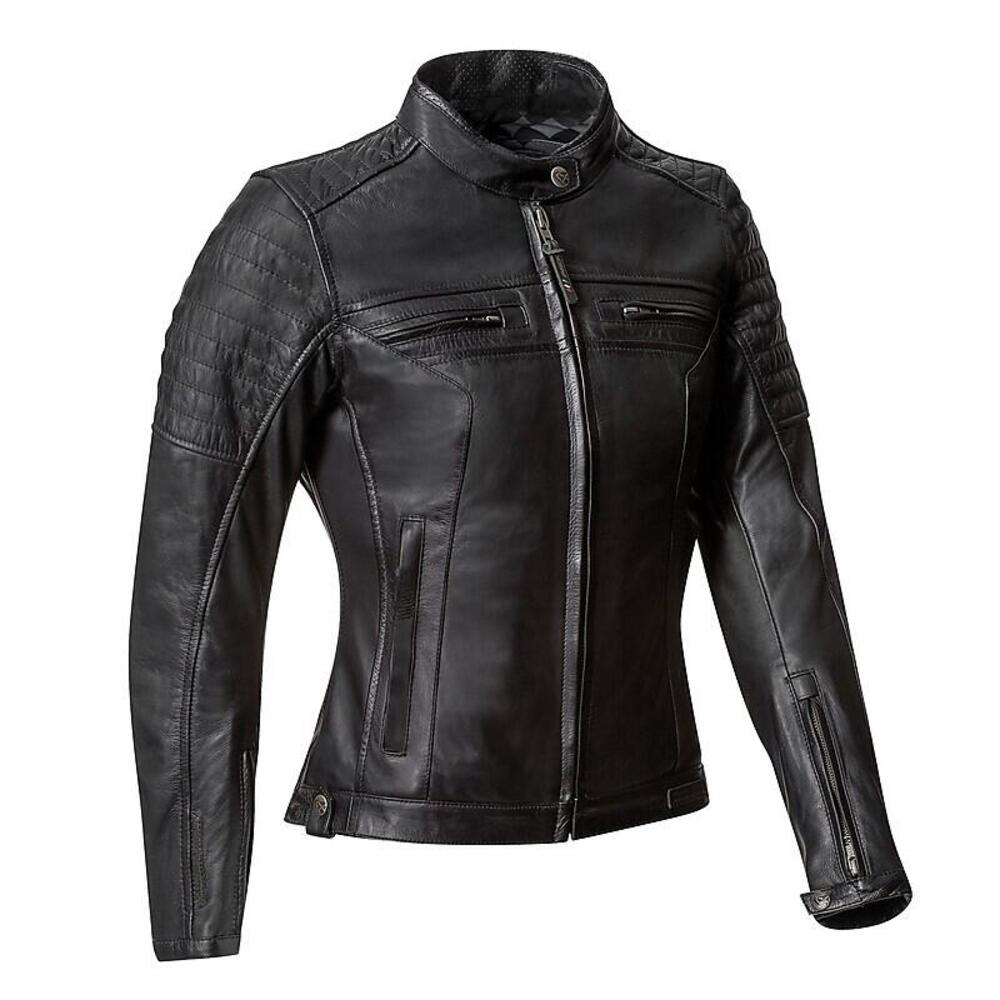 Giacca moto donna pelle Ixon TORQUE LADY Nero