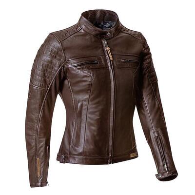 Giacca moto donna pelle Ixon TORQUE LADY Marrone
