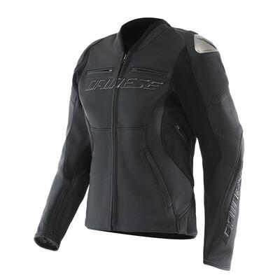 Giacca Moto Pelle Donna Dainese Racing 5 Nero