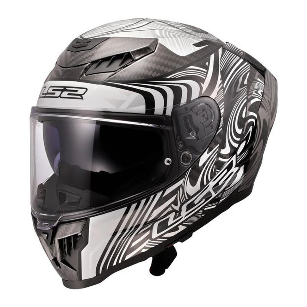 casco integrale LS2 Dragon in carbonio grigio