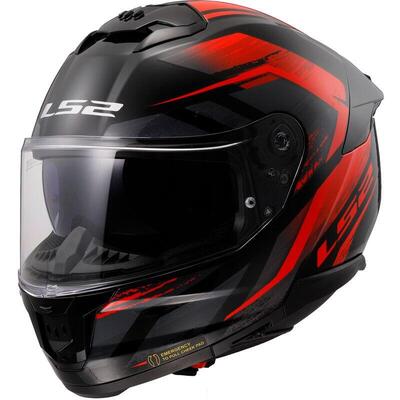 Casco integrale LS2 FF808 Stream II Fury rosso