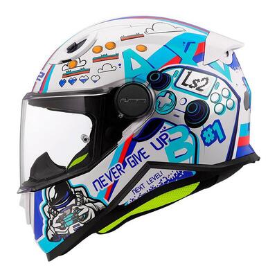 Casco Integrale Bambino LS2 Kid Next Level bianco