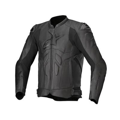 Giacca Moto Pelle Alpinestars Dusk Nero