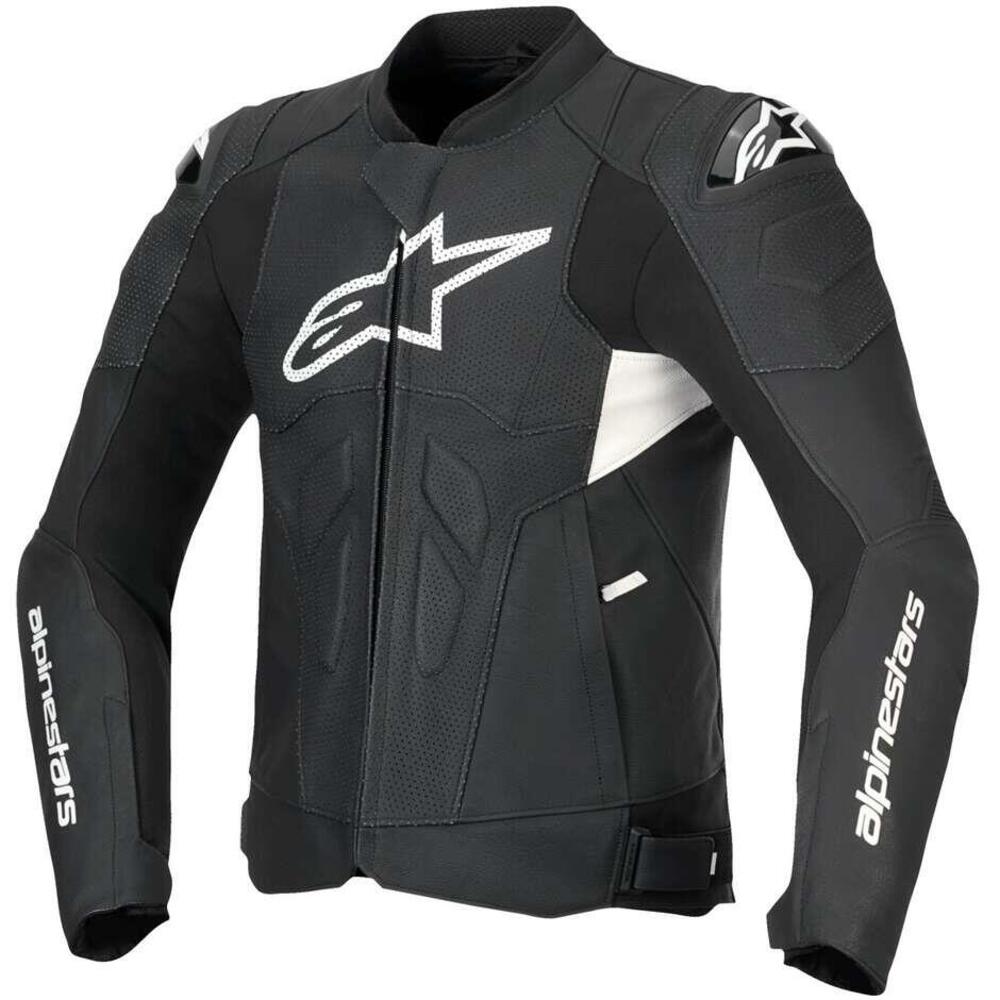 Giacca Moto Pelle Estiva Alpinestars Dusk Airflow