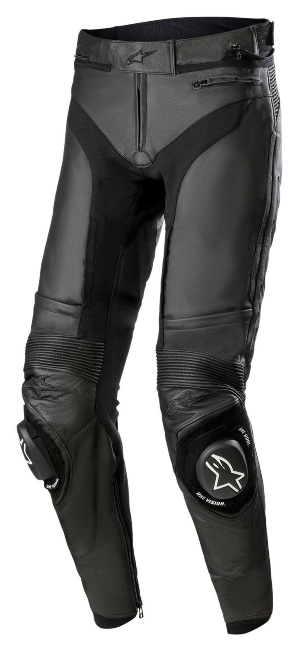 Pantaloni moto pelle Alpinestars MISSILE V3 LONG N