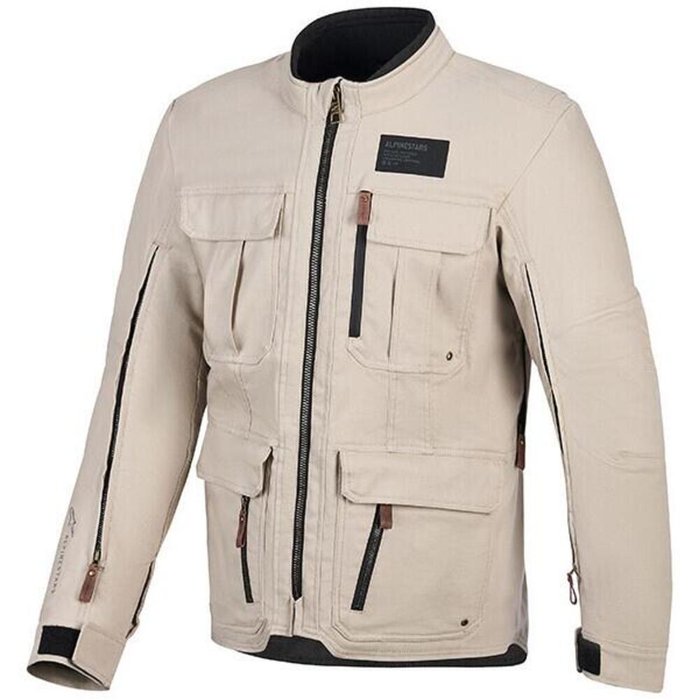 Giacca Moto Alpinestars Borrego Drystar Grigio