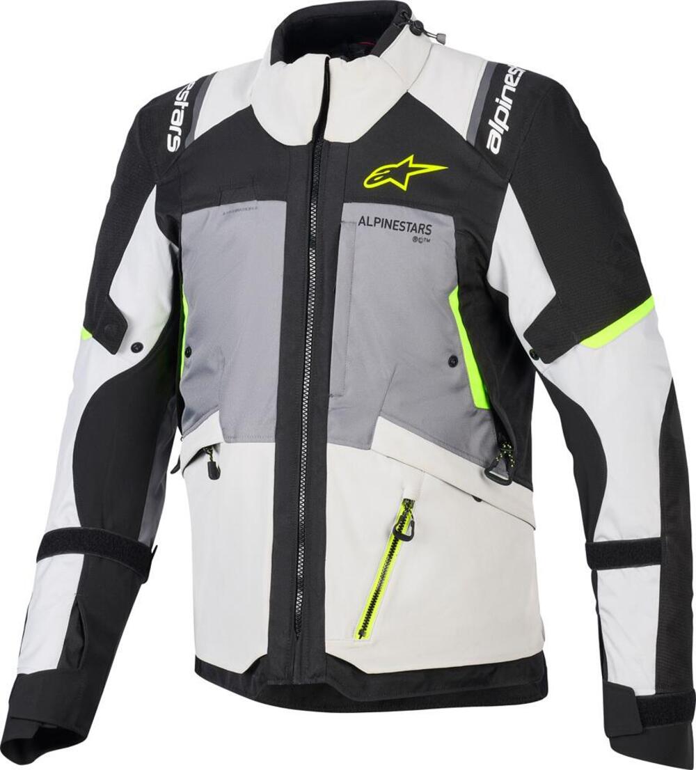 Giacca Moto Alpinestars Andes V4 Drystar Grigio Sc